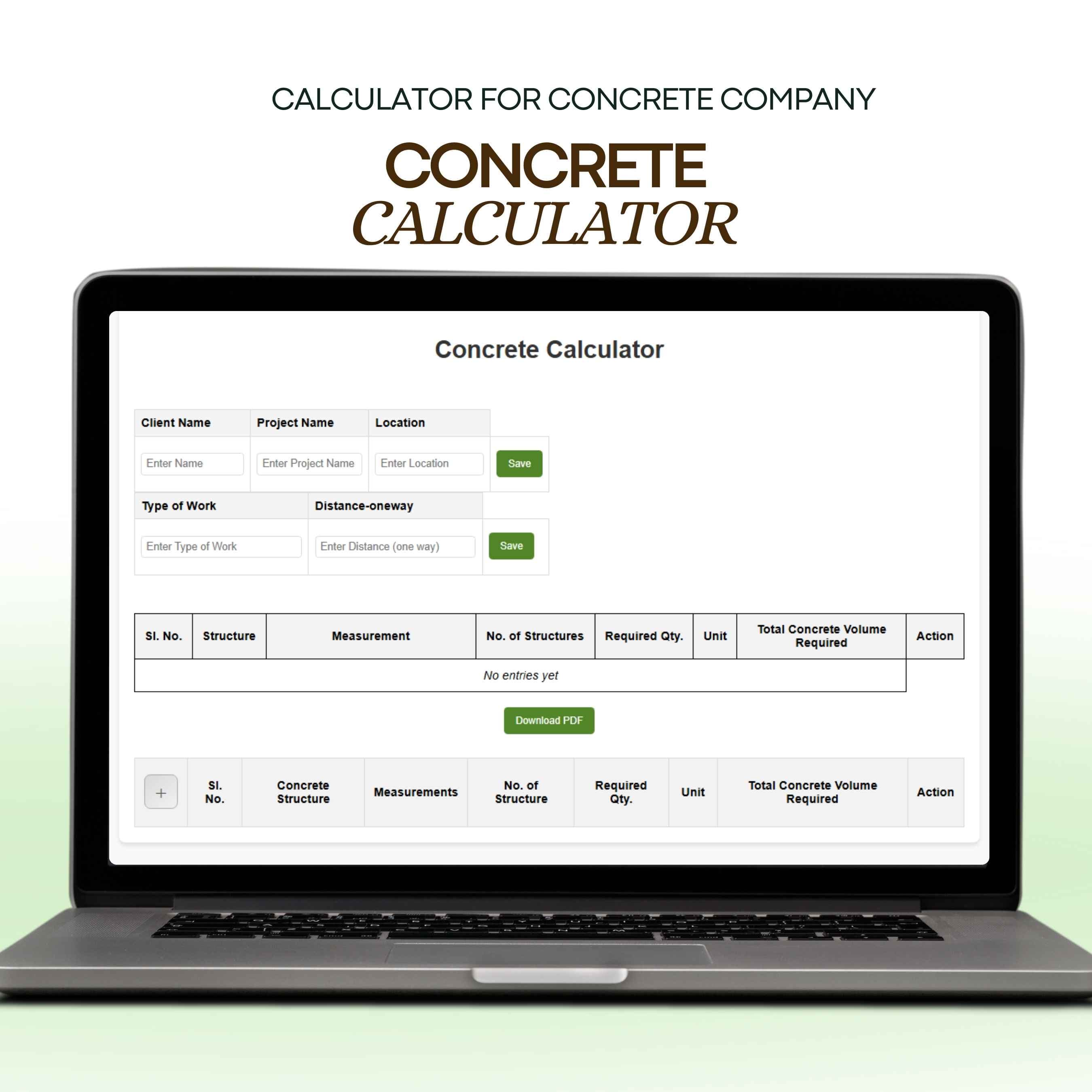 Concrete Calculator